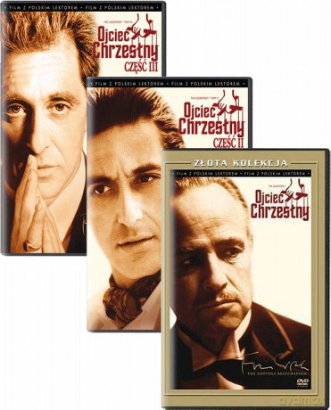 Ojciec Chrzestny Trylogia (polski lektor) Pakiet [3DVD]