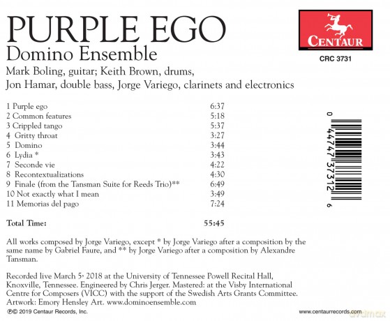 Domino Ensemble - Purple Ego [CD]