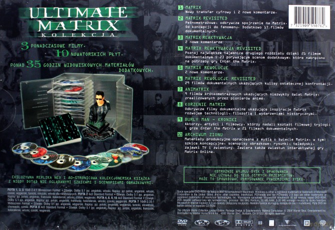 Matrix Ultimate edycja limitowana [10DVD]+[FIGURKA]