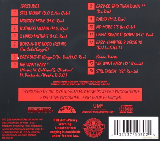 Eazy-E: Eazy Duz It [CD]