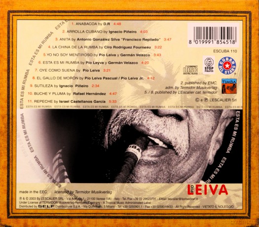 Pio Leiva: Esta Es Mi Rumba [CD]