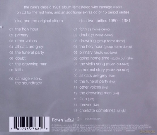 The Cure: Faith -Deluxe- [2CD]