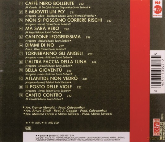Fiorella Mannoia: Fiorella Mannoia [CD]