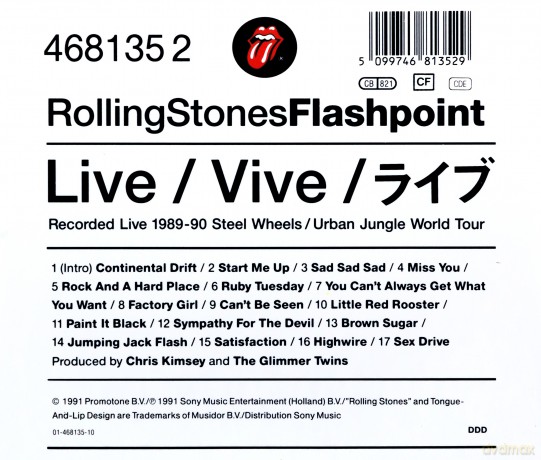 The Rolling Stones: Flashpoint [CD]