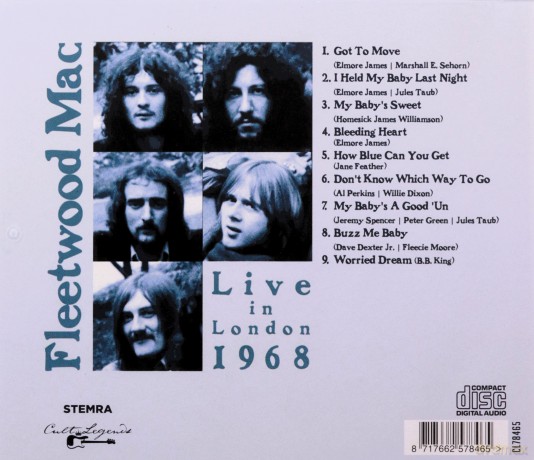 Fleetwood Mac - Best Of Live In London 1968 [CD]