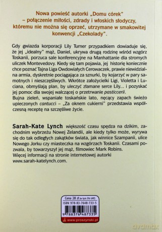 Za oknem cukierni - Sarah-Kate Lynch [KSIĄŻKA]