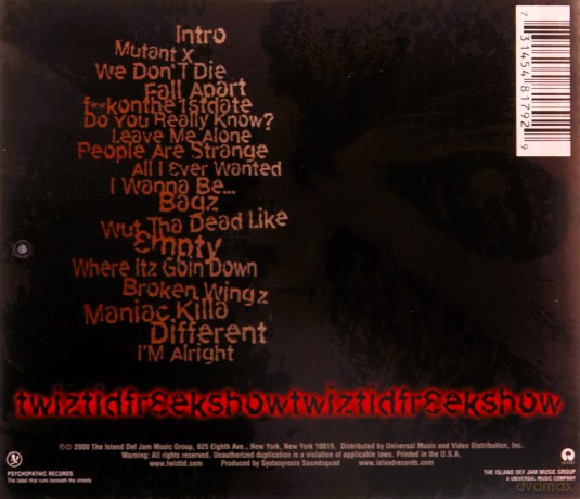 Twiztid: Freek Show [CD]