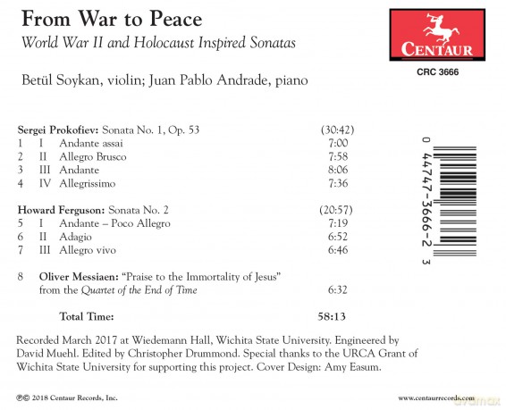Prokofiev: From War To Peace [CD]