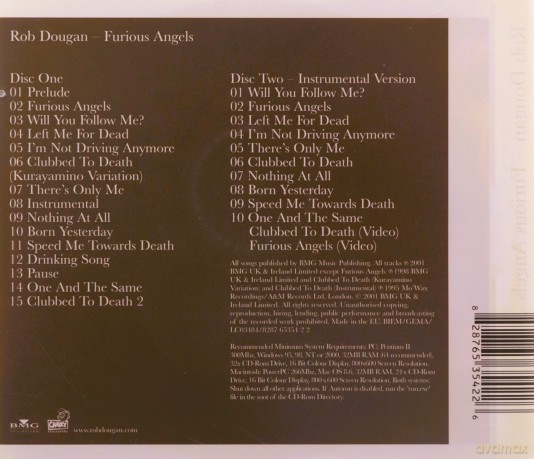 Rob Dougan: Furious Angels [CD]