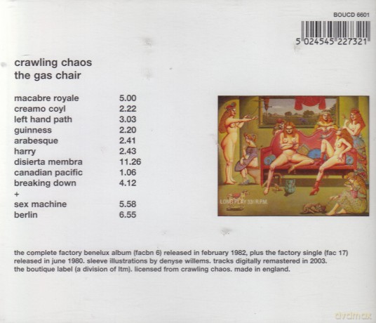 Crawling Chaos: Gas Chair [CD]