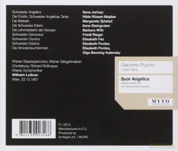 Giacomo Puccini: Giacomo Puccini Suor Angelica [CD]