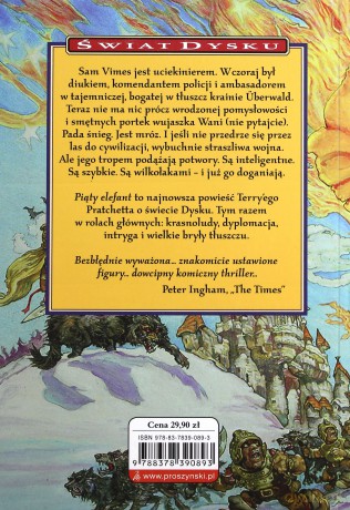 Piąty elefant - Terry Pratchett [KSIĄŻKA]