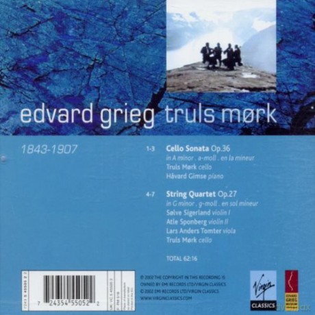 Edvard Grieg: Grieg: Cello Sonata [CD]