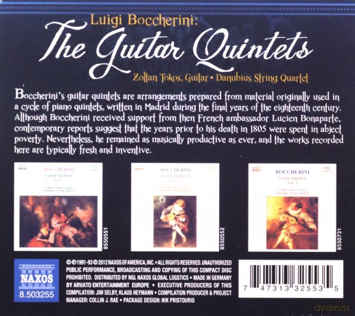 L. Boccherini: Guitar Quintets [3CD]