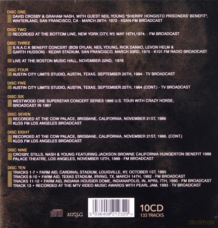 Neil Young: Heart Of Gold Live (Box 10) [10CD]