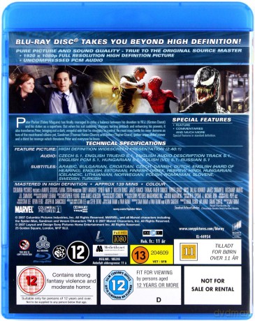 Spider-Man 3 [Blu-Ray]