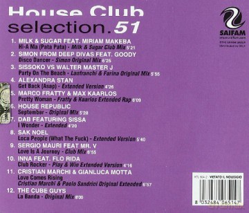 House Club Selection 51 [CD]