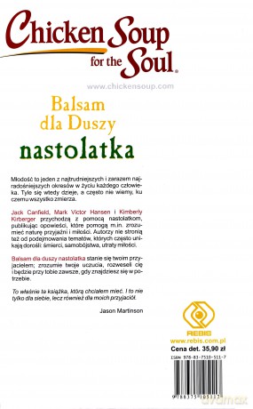 Balsam Dla Duszy Nastolatka - Jack Canfield, M. Hansen [KSIĄŻKA]