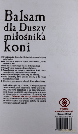 Balsam Dla Duszy Miłośnika Koni - Canfield, Hansen [KSIĄŻKA]