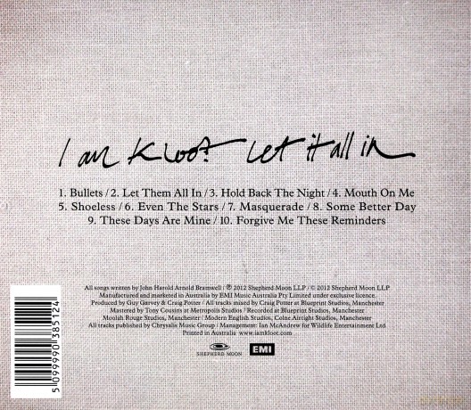 I Am Kloot: I Am Kloot - Let It All In [CD]