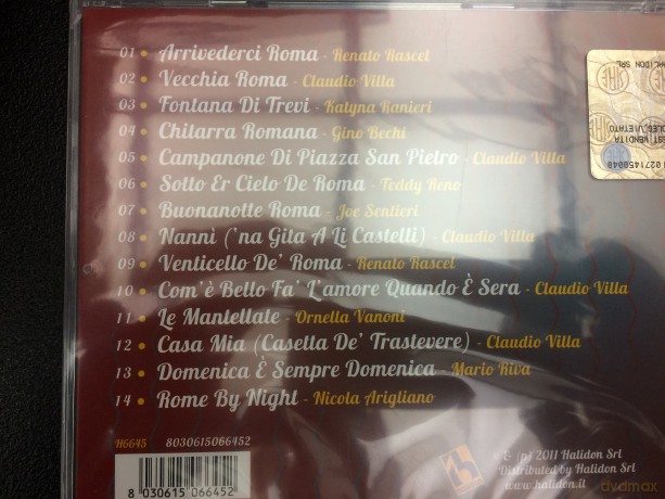 I Canti Popolari Del Lazio [CD]