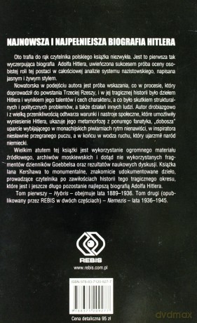 Hitler T.1 - Ian Kershaw [KSIĄŻKA]