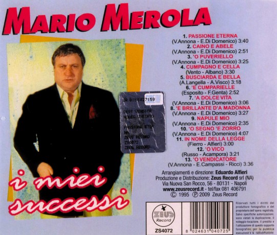 Mario Merola: I Miei Successi [CD]
