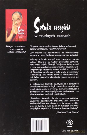 Sztuka Szczęścia W Trudnych Czasach - Dalajlama, Howard C. Cutler [KSIĄŻKA]