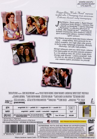 Mój chłopak się żeni (polski lektor) [DVD]