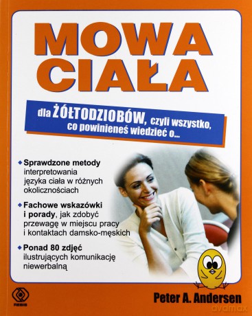 Mowa Ciała Dla Żółtodziobów - Peter A. Andersen [KSIĄŻKA]