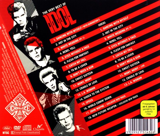 Billy Idol: Idolize Yourself: Very Best Of [2CD]