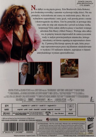 Erin Brockovich (polski lektor) [DVD]