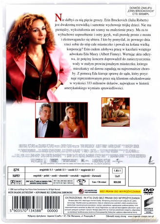 Erin Brockovich (polski lektor) [DVD]