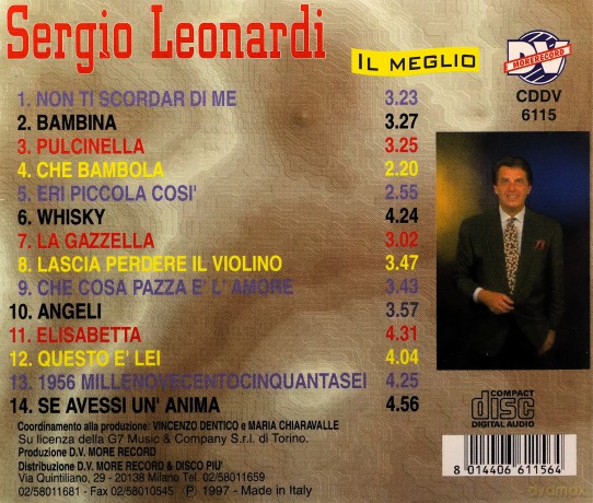Sergio Leonardi: Il Meglio [CD]
