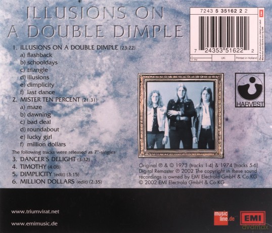 Triumvirat: Illusions on a Double Dimple [CD]