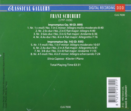 F. Schubert: Impromptus op.90+142 [CD]