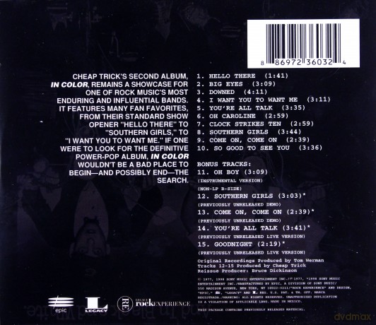 Cheap Trick: In Color [CD]