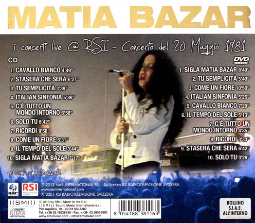 Matia Bazar: In Concerto [2CD]