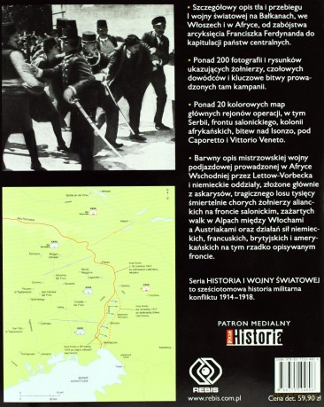 Bałkany, Włochy I Afryka 1914-1918. Historia Pierwszej Wojny Światowej - David Jordan [KSIĄŻKA]