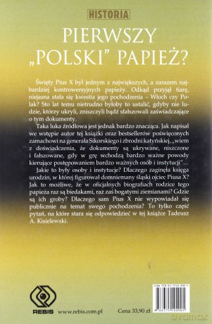 Pierwszy "Polski" Papież? - A.Tadeusz Kisielewski [KSIĄŻKA]