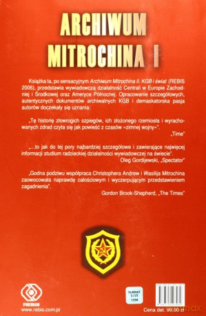 Archiwum Mitrochina Tom 1 - Wasilij Mitrochin, Christopher Andrew [KSIĄŻKA]