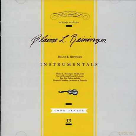Blaine Reininger: Instrumentals [CD]