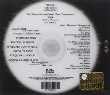 Vince: Invisibili Distanze [CD]