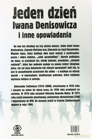 Jeden Dzień Iwana Denisowicza I Inne Opowiadania - Aleksander Sołżenicyn [KSIĄŻKA]