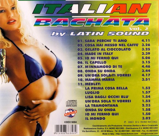 Italian Bachata Vol.2 [CD]