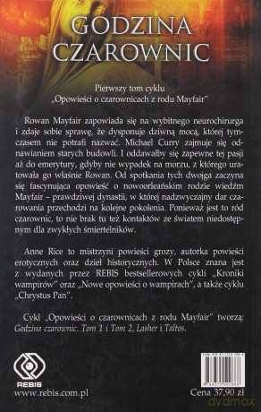 Godzina Czarownic Tom 1 - Anne Rice [KSIĄŻKA]