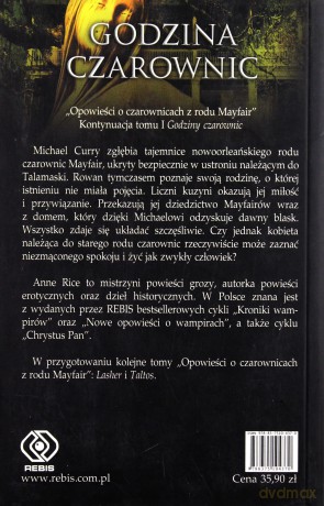 Godzina Czarownic Tom 2 - Anne Rice [KSIĄŻKA]