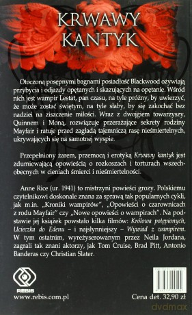 Krwawy Kantyk - Anne Rice [KSIĄŻKA]
