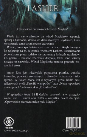 Lasher Tom 1 - Anne Rice [KSIĄŻKA]