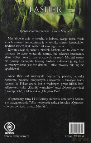 Lasher Tom 2 - Anne Rice [KSIĄŻKA]